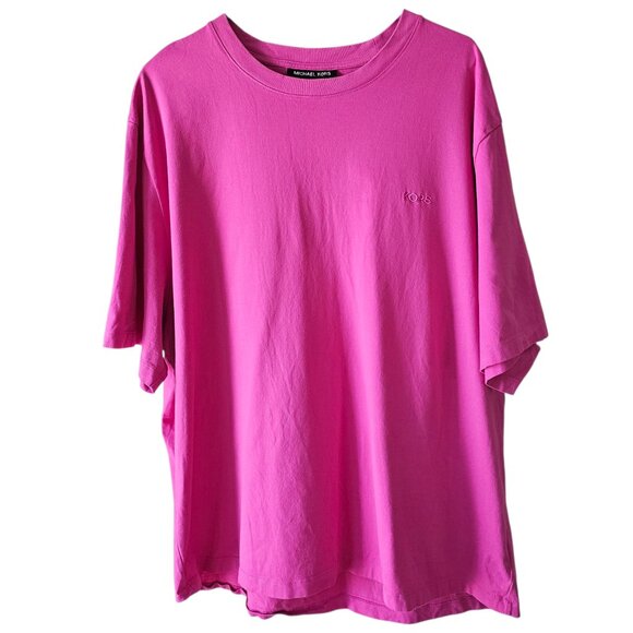 Michael Kors Men’s Button Up Shirt Pink Cotton XXL Made in Vietnam - Picture 2 of 6